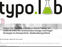 typolab.ch Webseite Vorschau