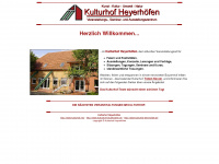 kulturhof-beverstedt.de Webseite Vorschau