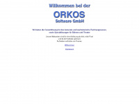 orkos.de Webseite Vorschau
