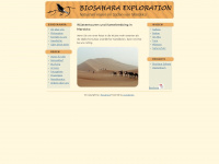 biosahara.com Webseite Vorschau