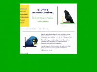 papageien-stork.de Webseite Vorschau
