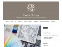 twelve-strings.de Webseite Vorschau