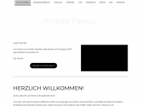 andrea-pancur.de Webseite Vorschau