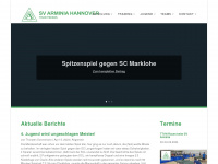 sv-arminia-hannover.de Webseite Vorschau