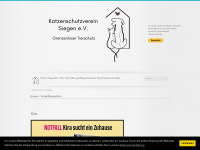 katzenschutzverein-siegen.de Webseite Vorschau