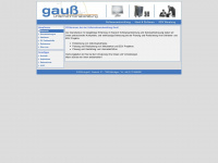 ub-gauss.de Webseite Vorschau