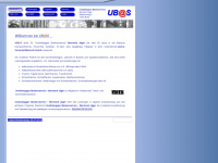 ubas-sicherheitstechnik.de Webseite Vorschau