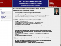 ubc-unternehmensberatung.de Webseite Vorschau