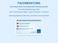ubg-beratung.de Webseite Vorschau