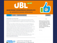 ubl-lds.de Webseite Vorschau