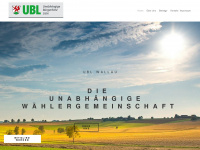 ubl-wallau.de Webseite Vorschau