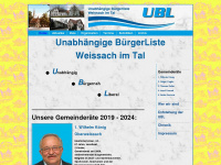 ubl-weissach-im-tal.de Webseite Vorschau