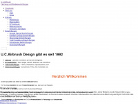 ucairbrush-design.de Webseite Vorschau
