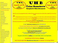 uelus-homebrew.ch Webseite Vorschau
