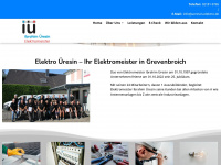ueresin-elektro.de Webseite Vorschau