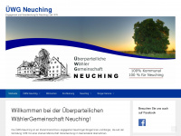 uewg-neuching.de Webseite Vorschau
