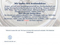 uhren-ankauf.ch Webseite Vorschau
