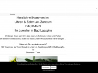 uhren-baumann.de Webseite Vorschau