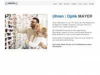 uhren-optik-mayer.de Webseite Vorschau