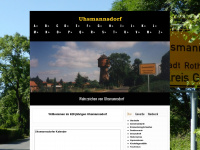 uhsmannsdorf.de Webseite Vorschau