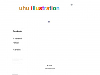 uhu-illustration.de Webseite Vorschau