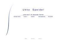 ukko-speidel.de Webseite Vorschau
