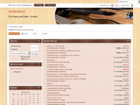 ukulelenboard.de Webseite Vorschau