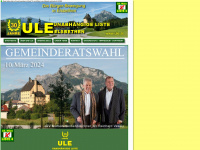 ule.at Webseite Vorschau