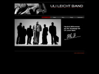 uli-leicht-band.de Webseite Vorschau