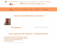 ullis-pflegeteam.de Webseite Vorschau