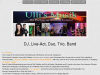 ullismusik.de Webseite Vorschau