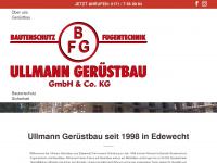 ullmann-geruestbau.de Webseite Vorschau