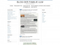 ulm-family.de Webseite Vorschau