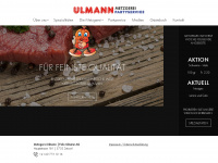 ulmann-metzgerei.ch Webseite Vorschau