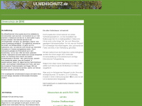 ulmenschutz.de Webseite Vorschau