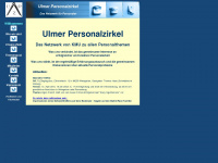 ulmer-personalzirkel.de Webseite Vorschau