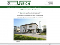 ulrich-maschinenbau.at Webseite Vorschau