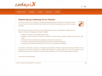 codepix.de Webseite Vorschau