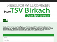 tsv-birkach.de Webseite Vorschau