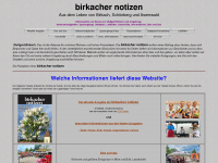 birkacher-notizen.de Webseite Vorschau