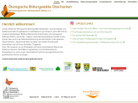 oekologische-bildungsstaette.de Webseite Vorschau