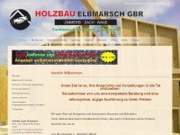 holzbau-elbmarsch.de Webseite Vorschau
