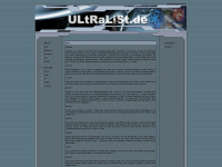 ultralist.de Webseite Vorschau