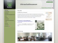 ultraschallmuseum.de Webseite Vorschau
