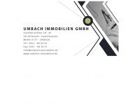 umbach-immobilien.de Webseite Vorschau