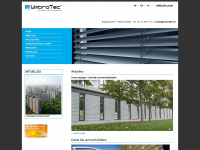 umbratec.ch Webseite Vorschau