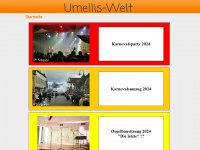 umellis-welt.de Webseite Vorschau