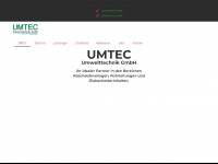 umtec.de Webseite Vorschau