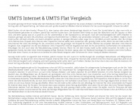 umts-mobil-surfen.de Webseite Vorschau