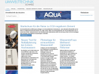 umwelt-technik.ch Webseite Vorschau